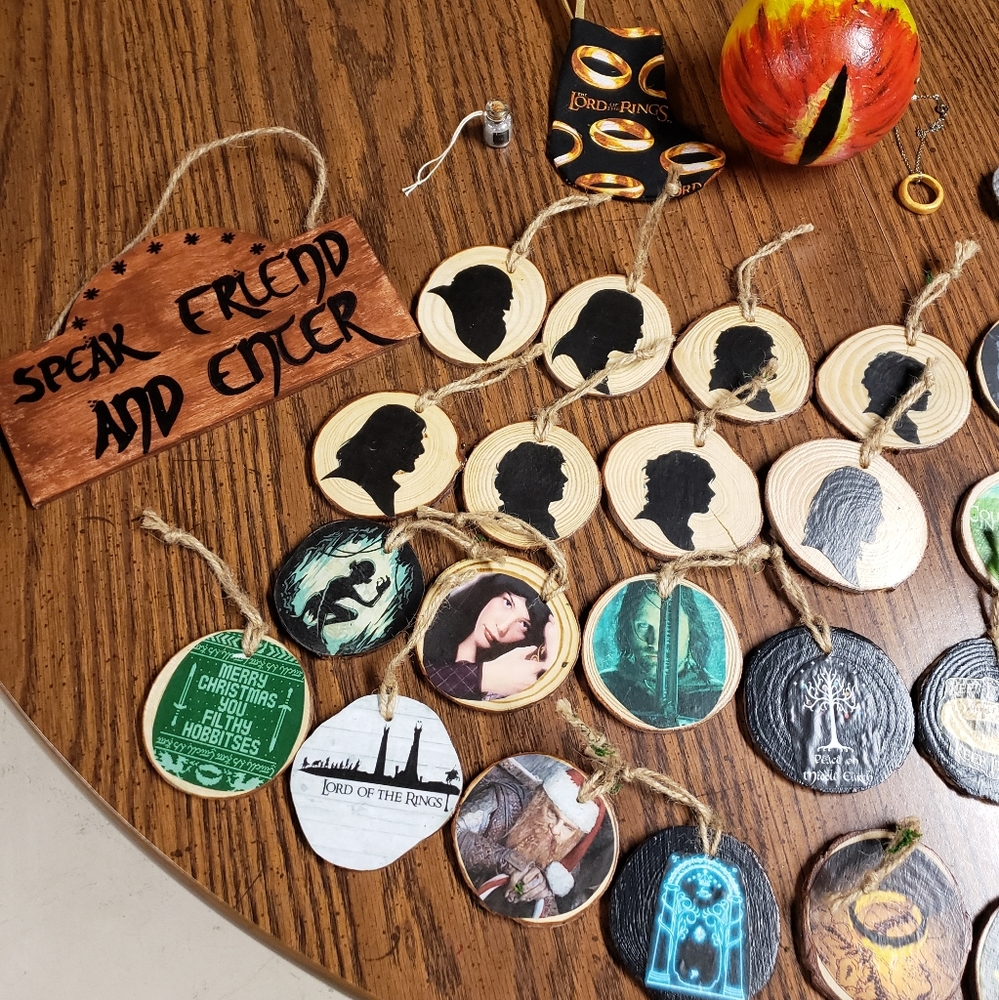 LOTR Christmas ornaments